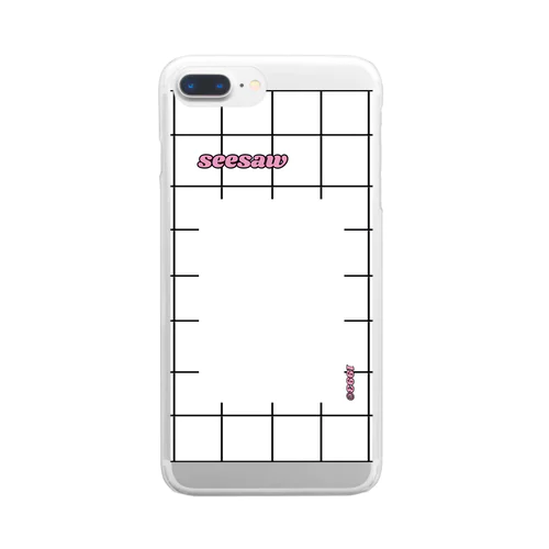 seesaw iPhoneケース Clear Smartphone Case