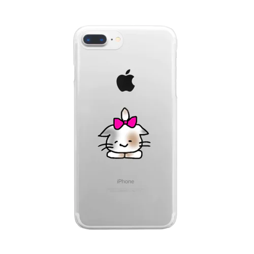 まだかなねこ Clear Smartphone Case