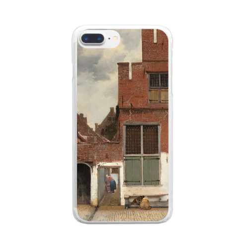 小路 / フェルメール (View of Houses in Delft (The little Street) 1658) Clear Smartphone Case