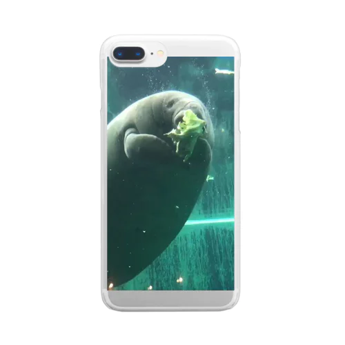 マナティ 海の生き物  Clear Smartphone Case