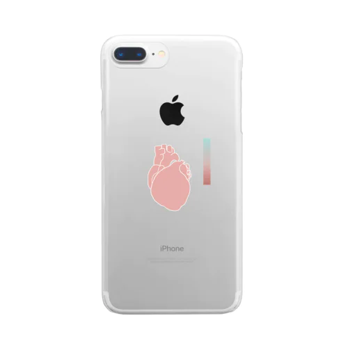 しんぞう Clear Smartphone Case