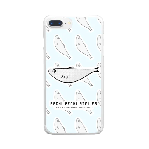 ししゃもがいっぱい Clear Smartphone Case