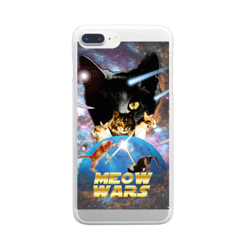 meow wars Clear Smartphone Case