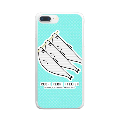 ししゃも すぺしゃるめすver. Clear Smartphone Case