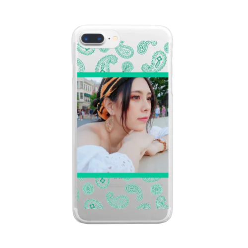 ジャスミン風あびー Clear Smartphone Case