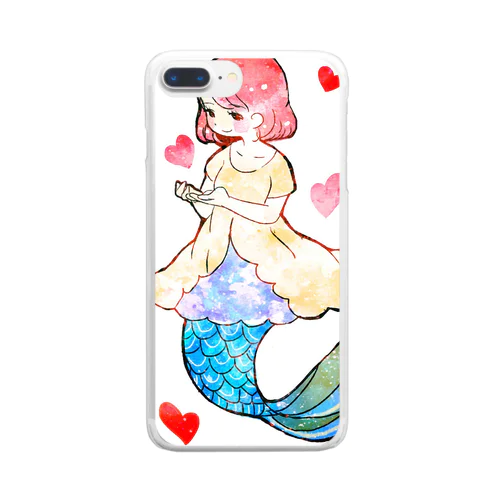 人魚姫 Clear Smartphone Case