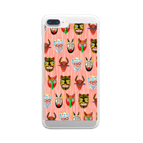 MEXICAN MASKS Clear Smartphone Case