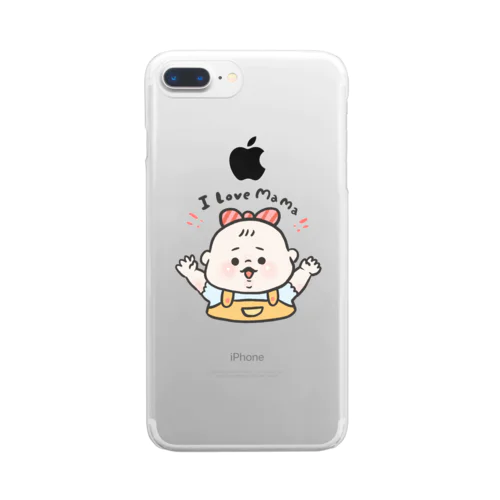 あいらぶママ Clear Smartphone Case