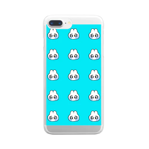 いろちえもうさぎくん Clear Smartphone Case