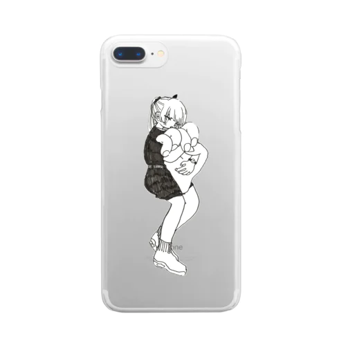 おててつないで Clear Smartphone Case