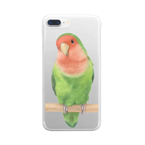 コザクラインコ Clear Smartphone Case