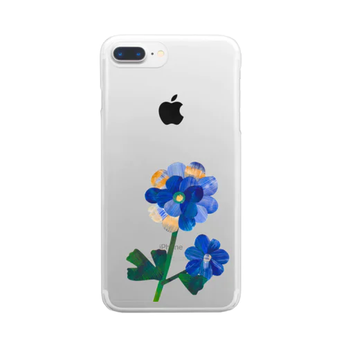 絵本のお花 Clear Smartphone Case