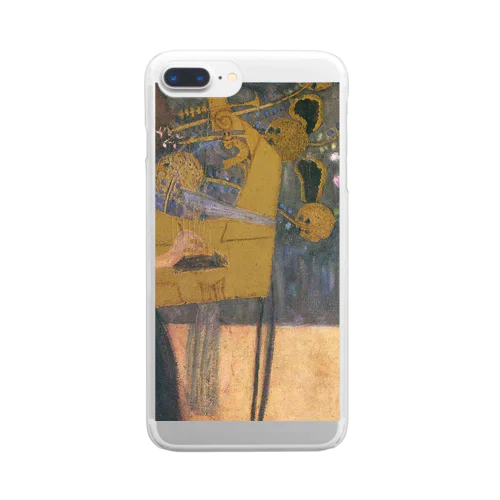 グスタフ・クリムト / 音楽 / 1895 / Music / Gustav Klimt Clear Smartphone Case