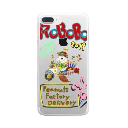 🤖ROBOBO「みやびロボ」 Clear Smartphone Case