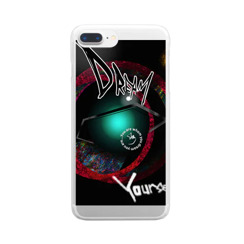 "Dream Yourself." Clear Smartphone Case