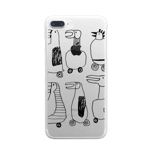 歌ってドライブ Clear Smartphone Case