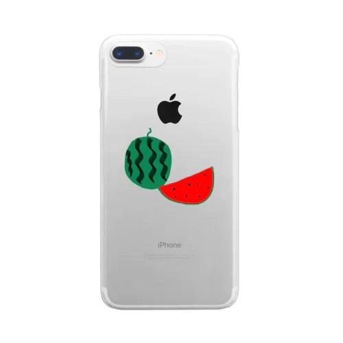 すいか🍉 Clear Smartphone Case