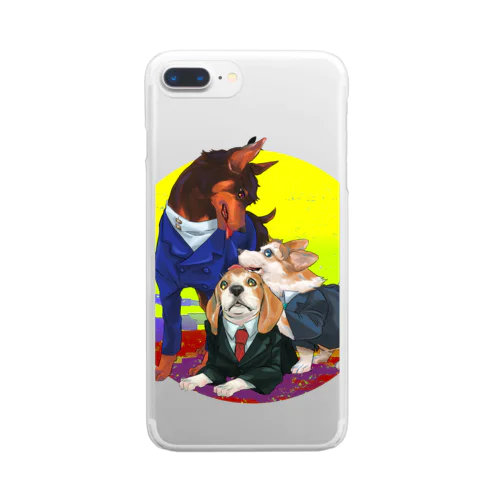 3dogs Clear Smartphone Case