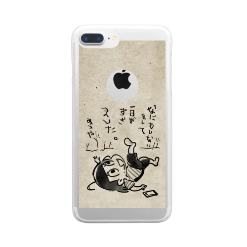 鳥獣戯画みつや Clear Smartphone Case