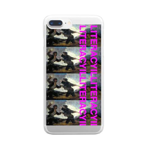 illiteracy Clear Smartphone Case