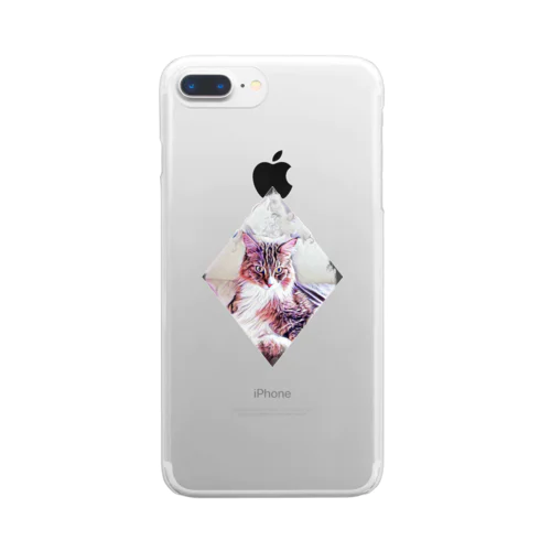 猫男爵 Clear Smartphone Case