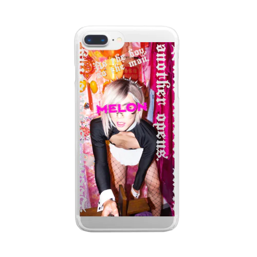 メロンちゃん英語ことわざシリーズ2019 A/W Clear Smartphone Case