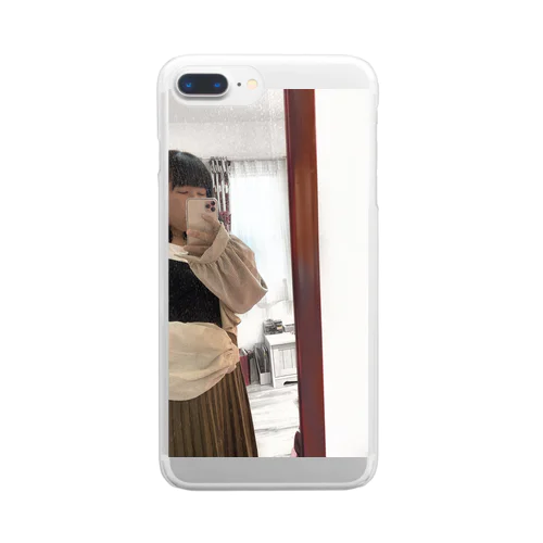 いしざかさん Clear Smartphone Case