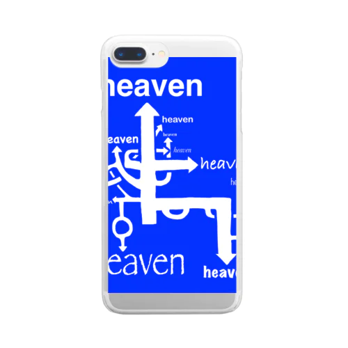 wo,co. go heaven goods 투명 스마트폰 케이스