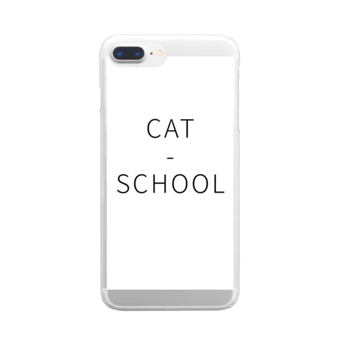 CAT-SCHOOL クリアスマホケース