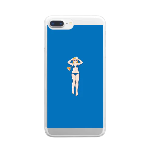 夏だ！海だ！プールだ！水着だ！ Clear Smartphone Case