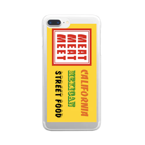 California Mexican streetfood  Clear Smartphone Case