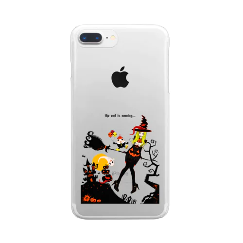 ALICE THE END ハロウィンのアリスドール Clear Smartphone Case