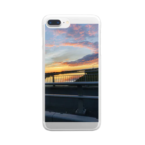 夕焼け Clear Smartphone Case