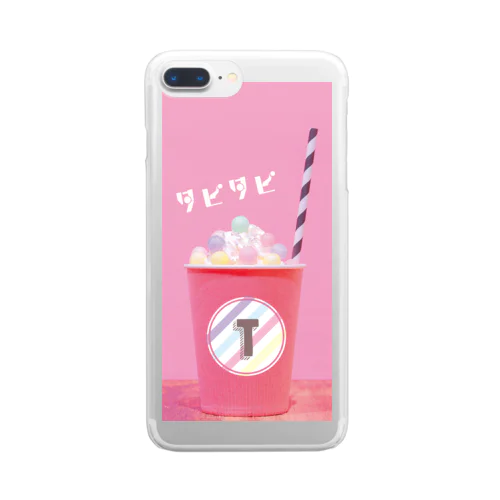 タピタピ Clear Smartphone Case