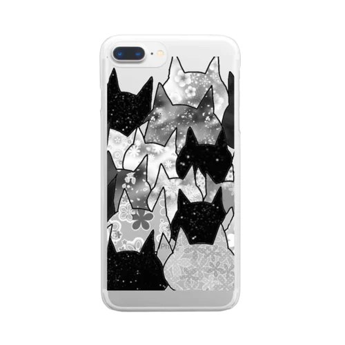 モードなねこ達 Clear Smartphone Case