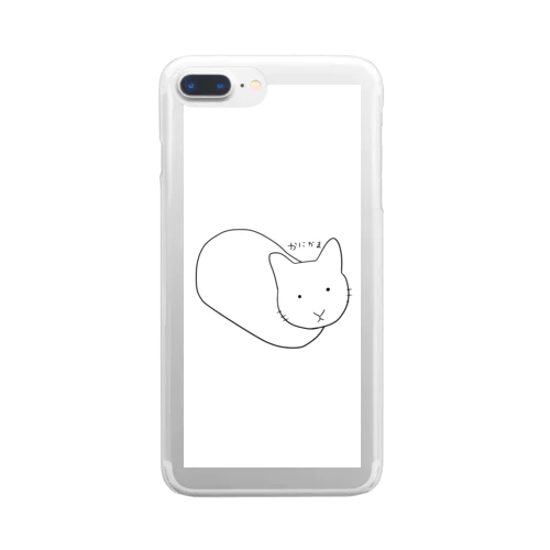 ねこ Clear Smartphone Case