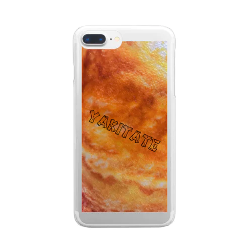 焼きたてパンパパーン Clear Smartphone Case