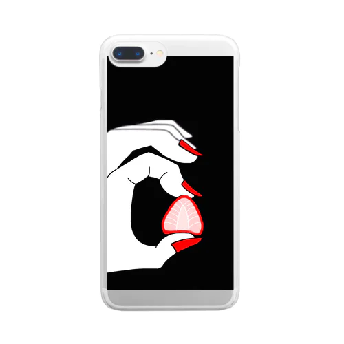 strawberry Trapper  Clear Smartphone Case