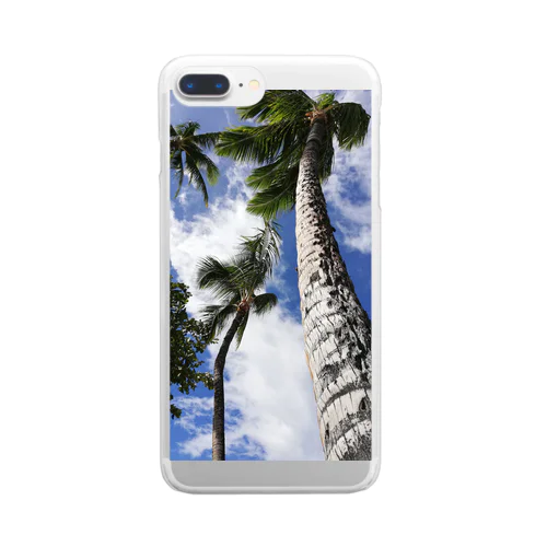 ハワイの木 Clear Smartphone Case