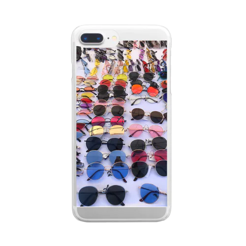 サングラス🕶 どれが好き？ Clear Smartphone Case