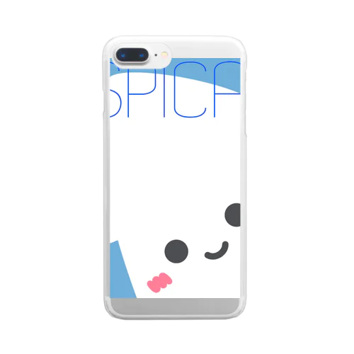 spicaイカ Clear Smartphone Case