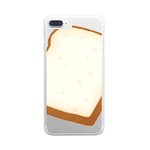 主食はパンです Clear Smartphone Case