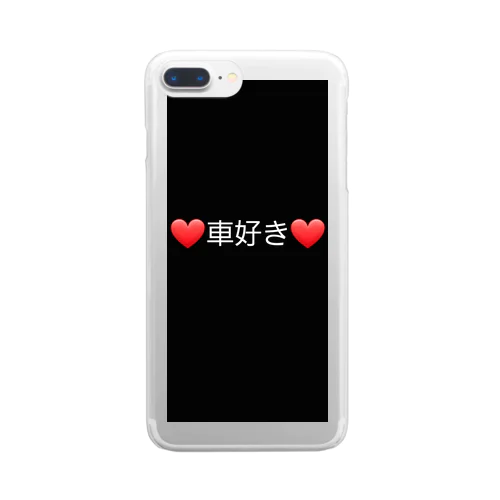 車好きカバー Clear Smartphone Case