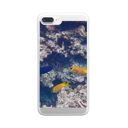 うみのなか Clear Smartphone Case