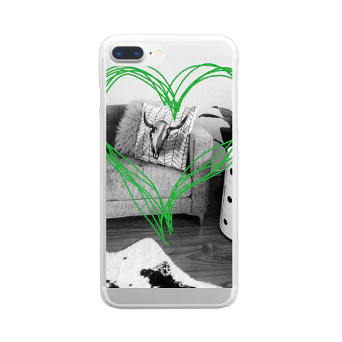 Lovely life with lotta luv  Clear Smartphone Case