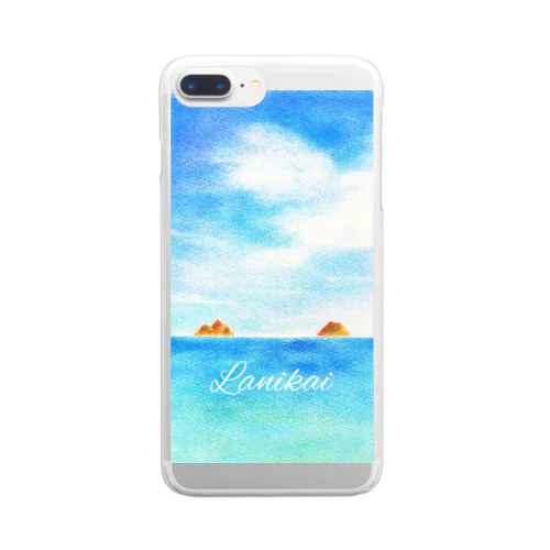 ラニカイビーチ Clear Smartphone Case