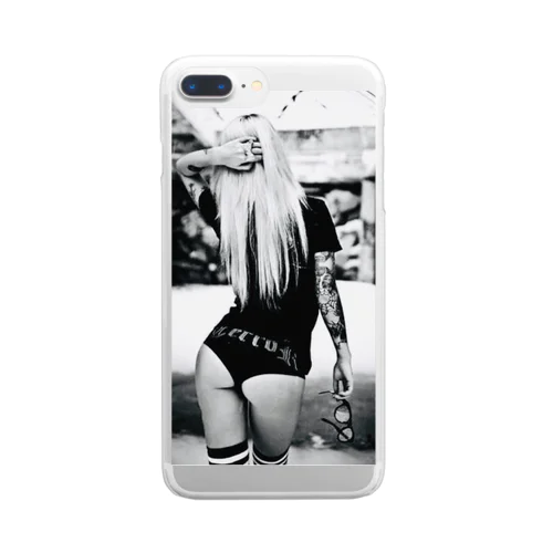 tattoo女子 Clear Smartphone Case