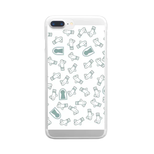 はにわパニック！！　どの古墳から来たんだっけ？？ Clear Smartphone Case