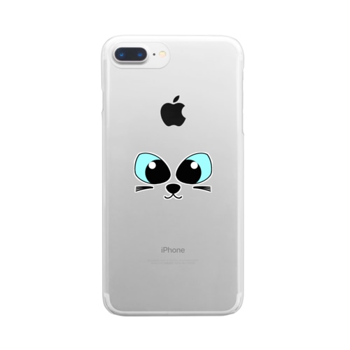 ねこちゃん Clear Smartphone Case
