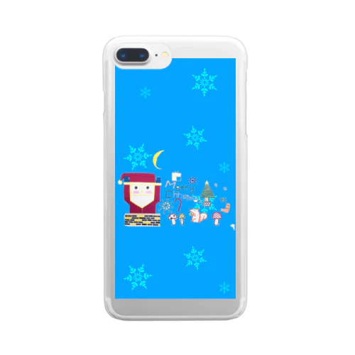 クリスマス Clear Smartphone Case